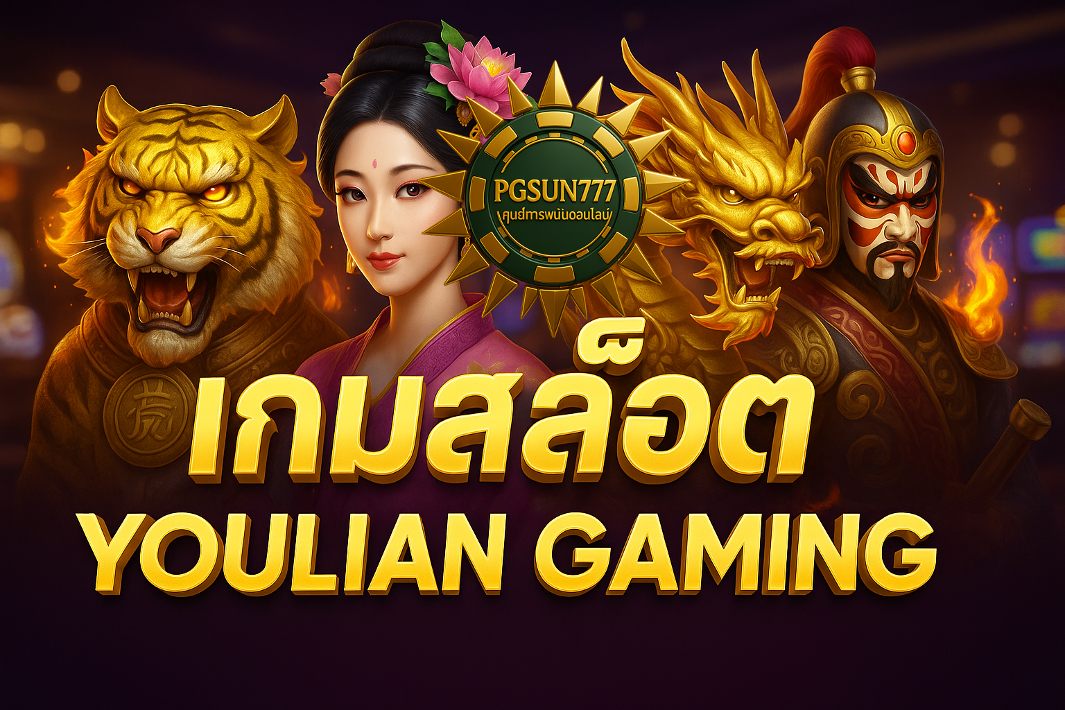 PGSUN777 เปิดโลกสล็อต YOULIAN GAMING แตกหนักทุกเกมจริง!