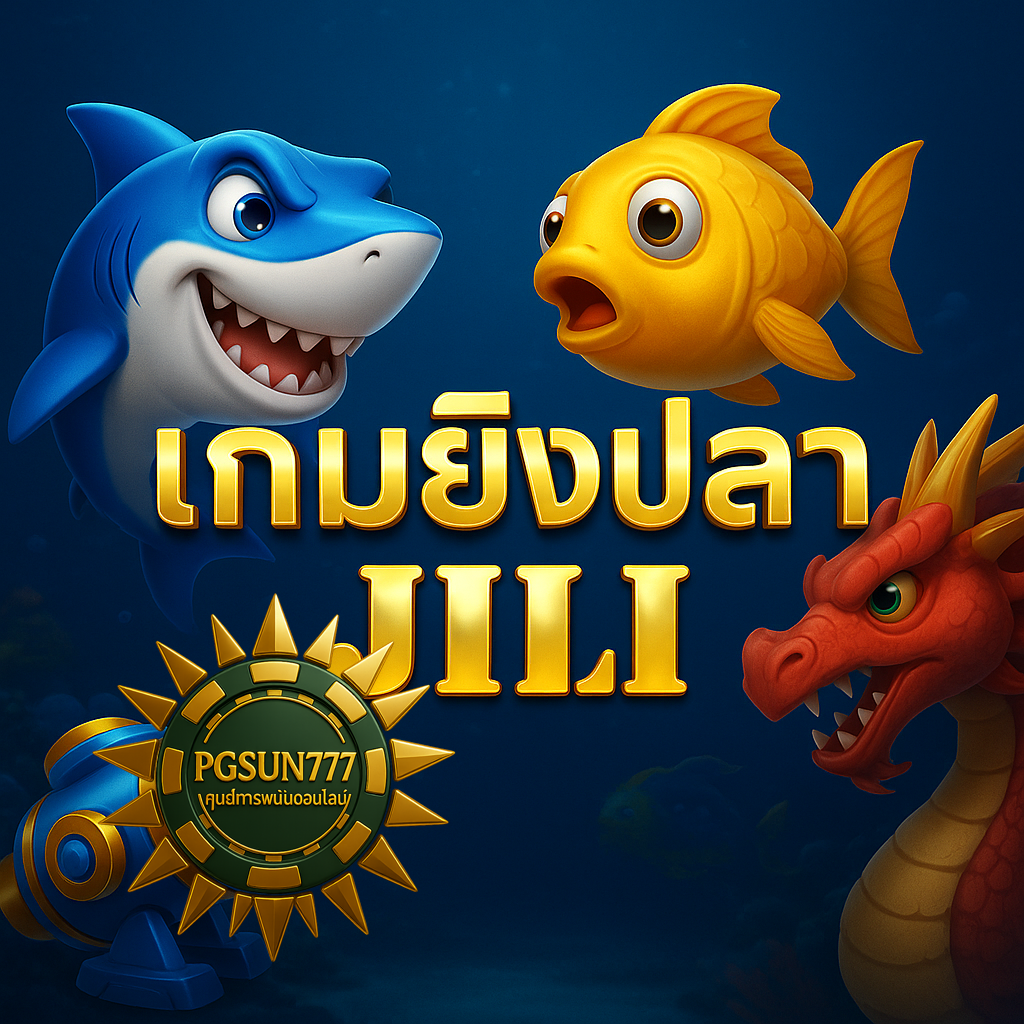 เกมยิงปลา JILI กราฟิกสุดล้ำ ยิงง่ายแตกไว ต้องที่ PGSUN777 เท่านั้น!