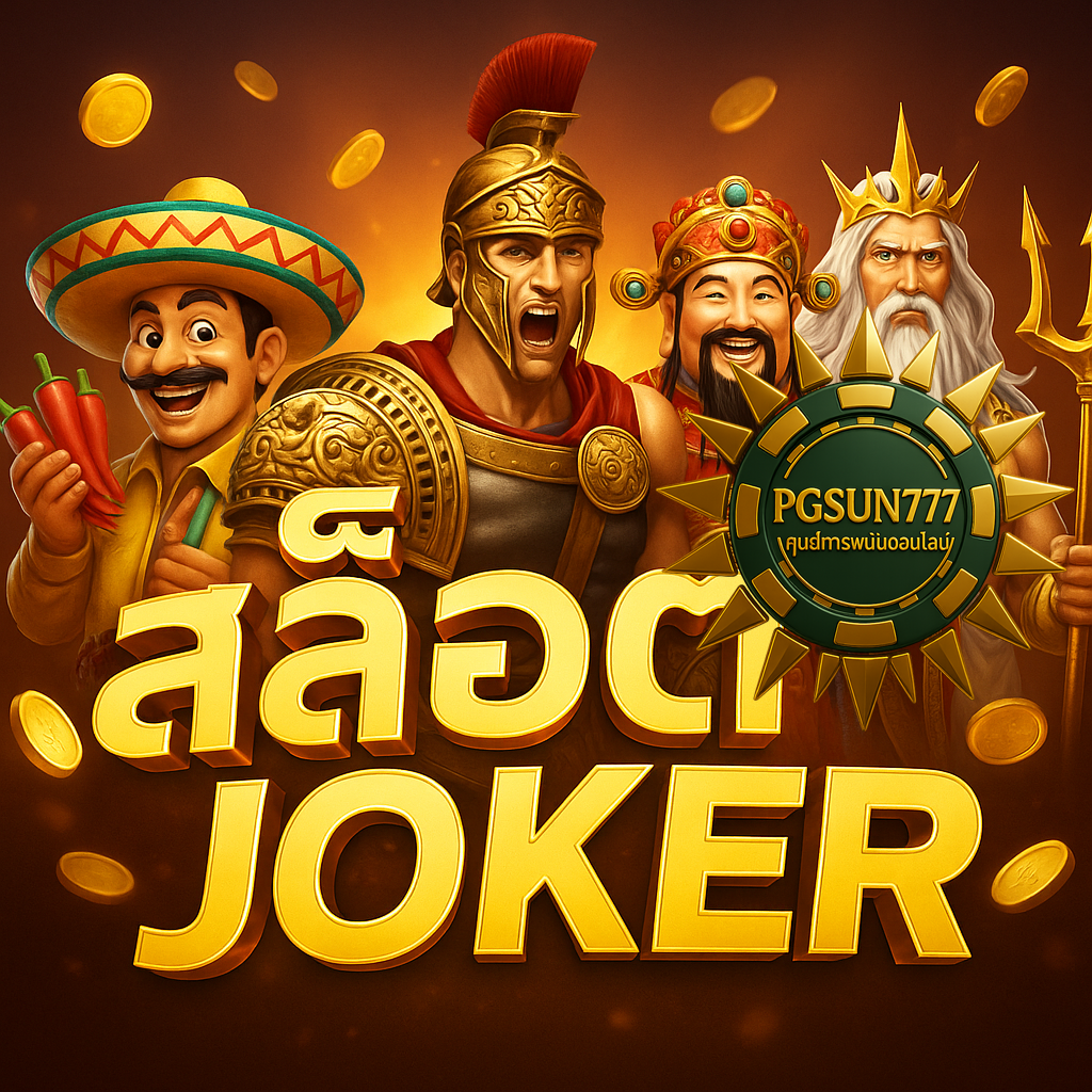 PGSUN777: สล็อต JOKER แตกง่ายได้เงินไวสุดในไทย ต้อง