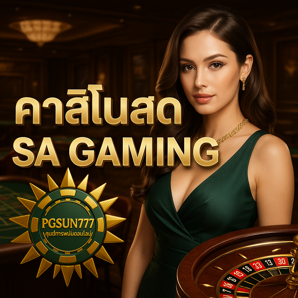 PGSUN777 คาสิโนสด SA GAMING บริการครบทุกเกมสดระดับพรีเมียม
