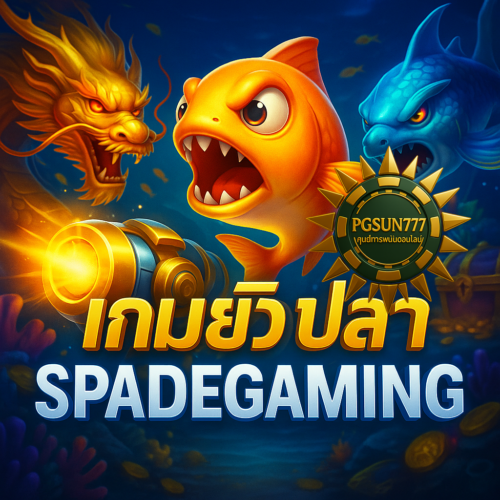 PGSUN777 เกมยิงปลา SPADEGAMING ยิงมันส์ กราฟิกล้ำ โบนัสแตกโหด!