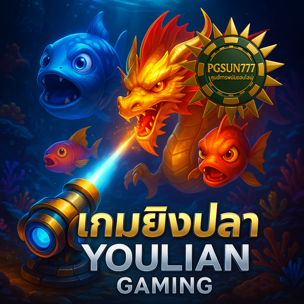 PGSUN777 เกมยิงปลา YOULIAN GAMING ยิงปลาสุดล้ำ แตกง่ายสุดในปีนี้!