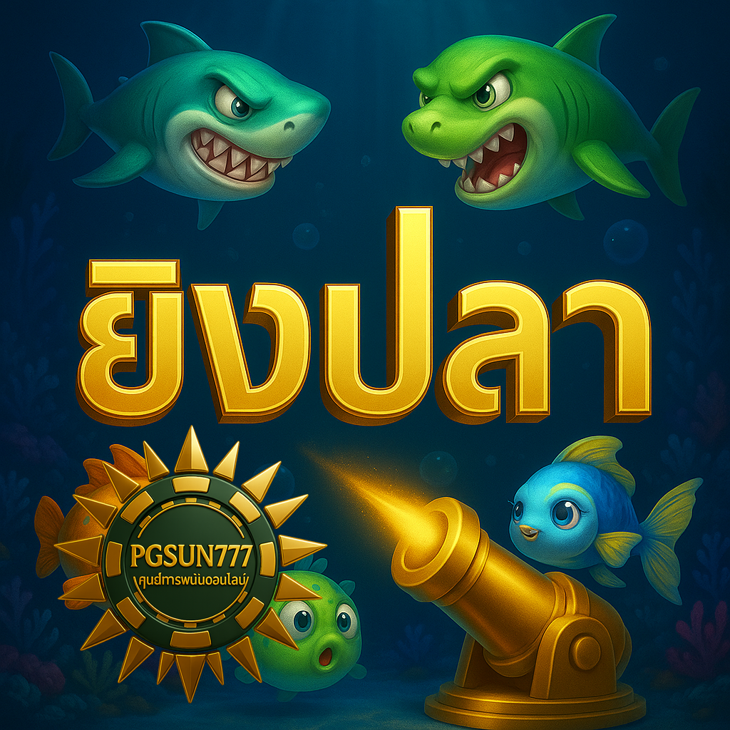 ยิงปลา เล่นง่ายได้เงินจริงทุกวัน ที่ PGSUN777 เท่านั้น!