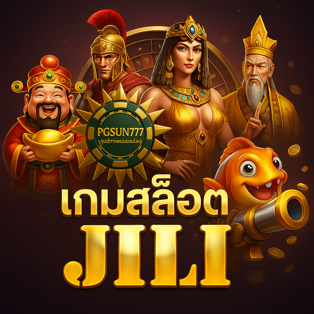 PGSUN777 จัดเต็มเกมสล็อต JILI แตกทุกวัน โบนัสทะลักไม่พักจอ!