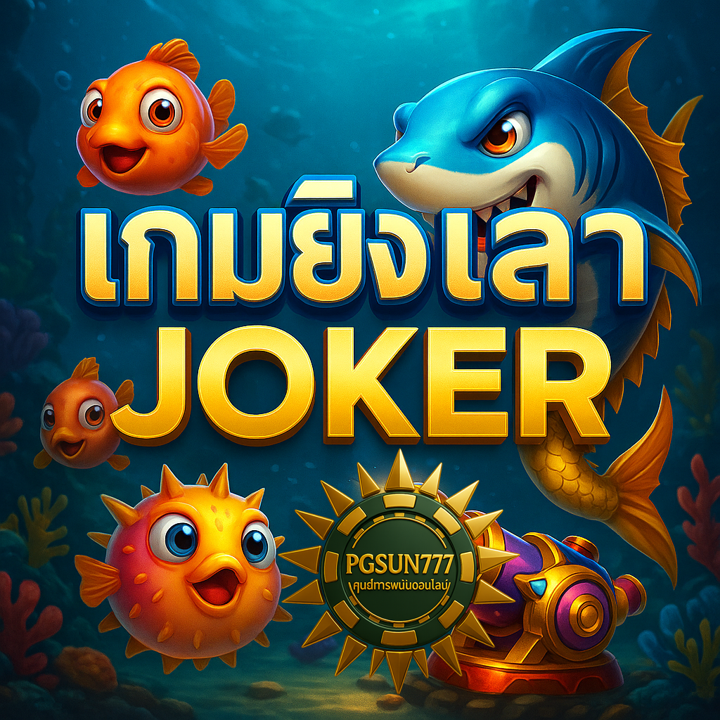 PGSUN777: เกมยิงปลา JOKER ยิงปลาสุดมันส์แตกง่าย กราฟิกสวยเวอร์