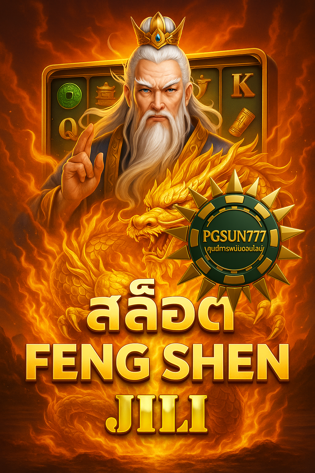 PGSUN777: สล็อต FENG SHEN JILI เซียนเทพมังกรแจกคูณกระหน่ำ