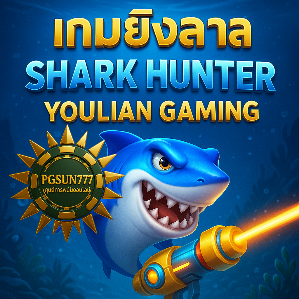PGSUN777: เกมยิงปลา SHARK HUNTER YOULIAN GAMING ล่าฉลามมันส์