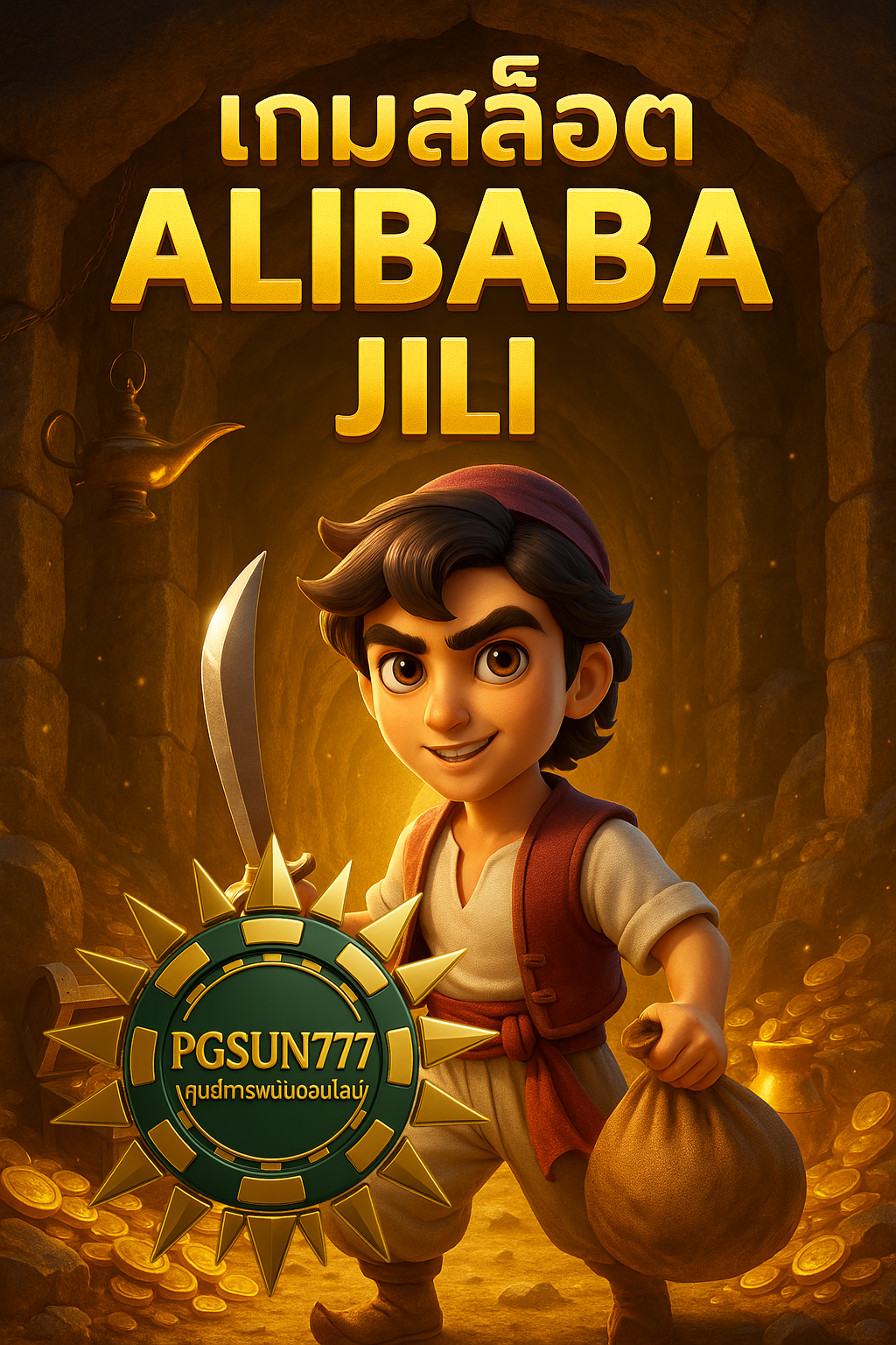 PGSUN777: เกมสล็อต ALIBABA JILI ผจญภัยตะลุยถ้ำสมบัติลึกลับ