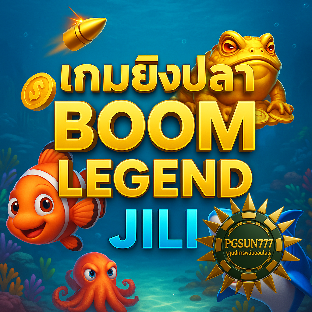 PGSUN777 เกมยิงปลา BOOM LEGEND JILI ระเบิดตำนานทะเลแตกมันส์