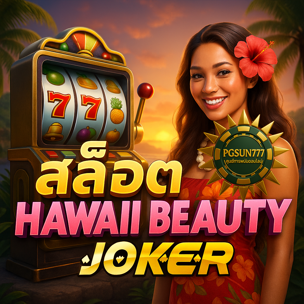 PGSUN777: สล็อต HAWAII BEAUTY JOKER สาวฮาวายแตกไวแจกไม่พัก