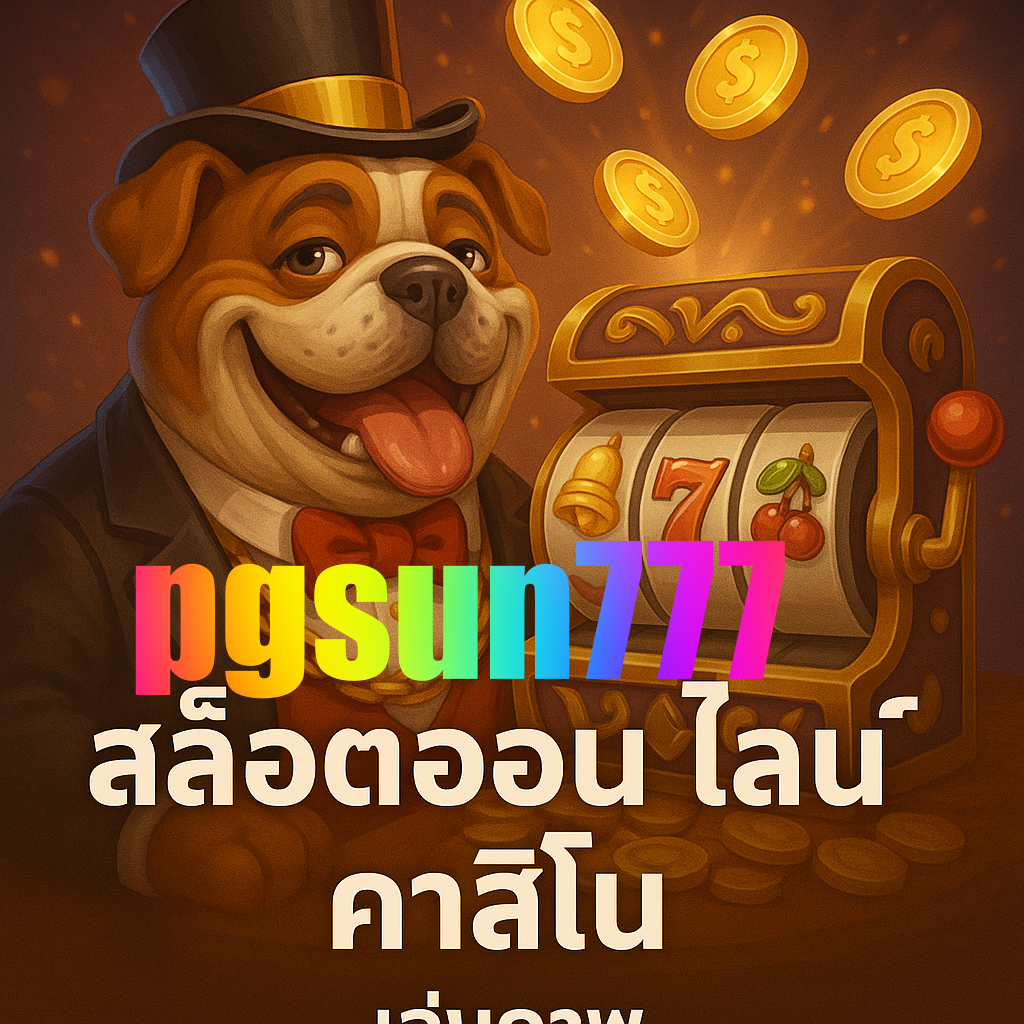 PGSUN777 เว็บสล็อตออนไลน์ที่สมบูรณ์แบบที่สุดในประเทศไทย