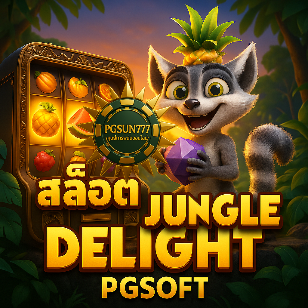PGSUN777: สล็อต JUNGLE DELIGHT PGSOFT ลิงสายเปย์แตกมันส์จริง