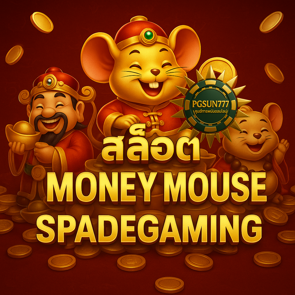 PGSUN777: สล็อต MONEY MOUSE SPADEGAMING แตกง่ายกำไรหนัก