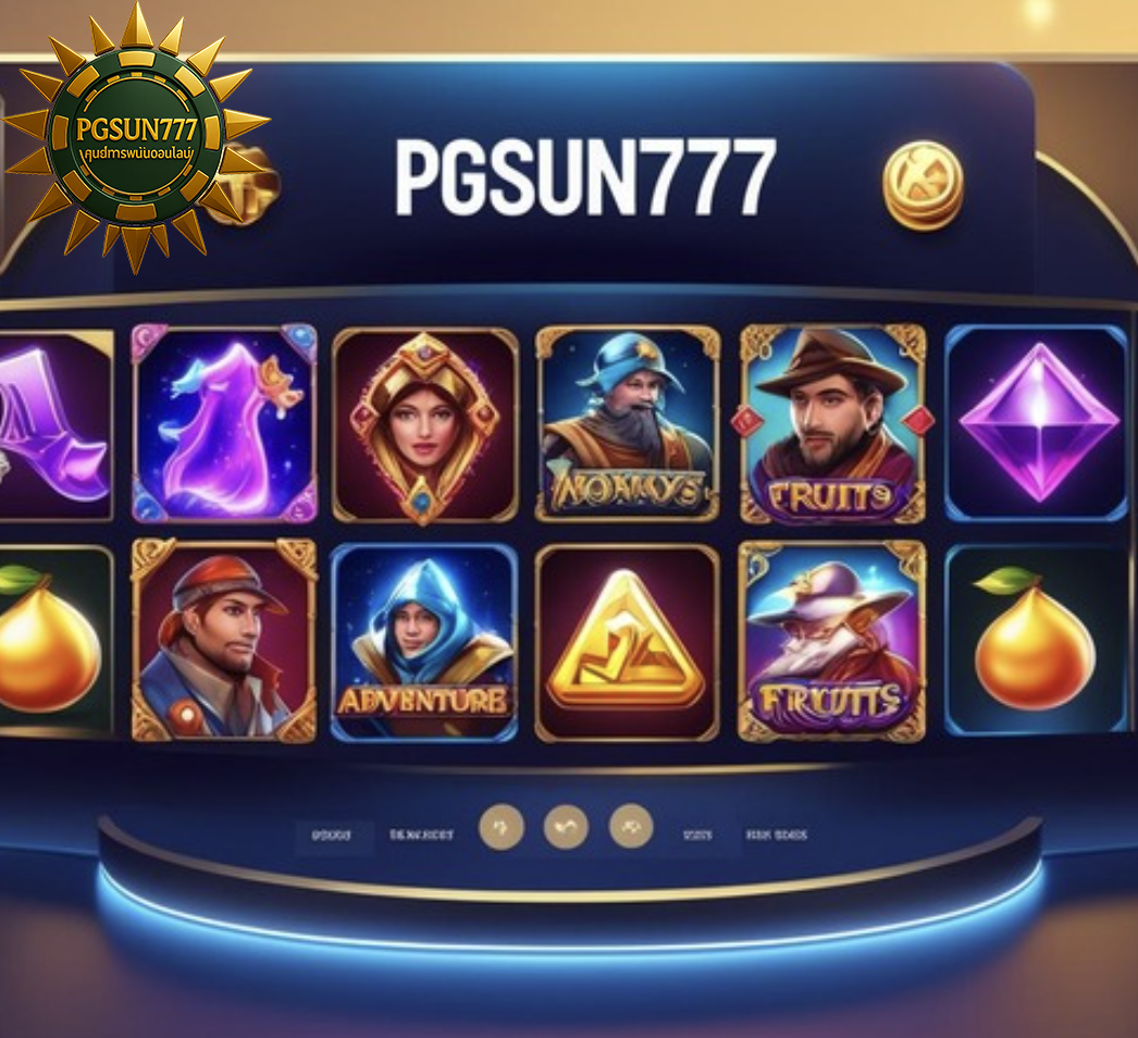 PGSUN777 เกมสล็อตสุดมันส์ พร้อมแจ็คพอตแตกง่ายทุกเกม